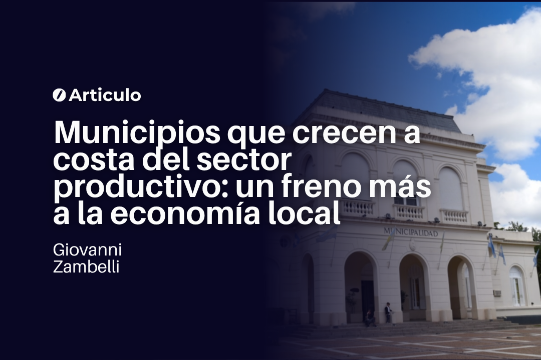 Municipios que crecen a costa del sector productivo